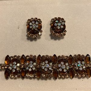 Vintage earring/bracelet set